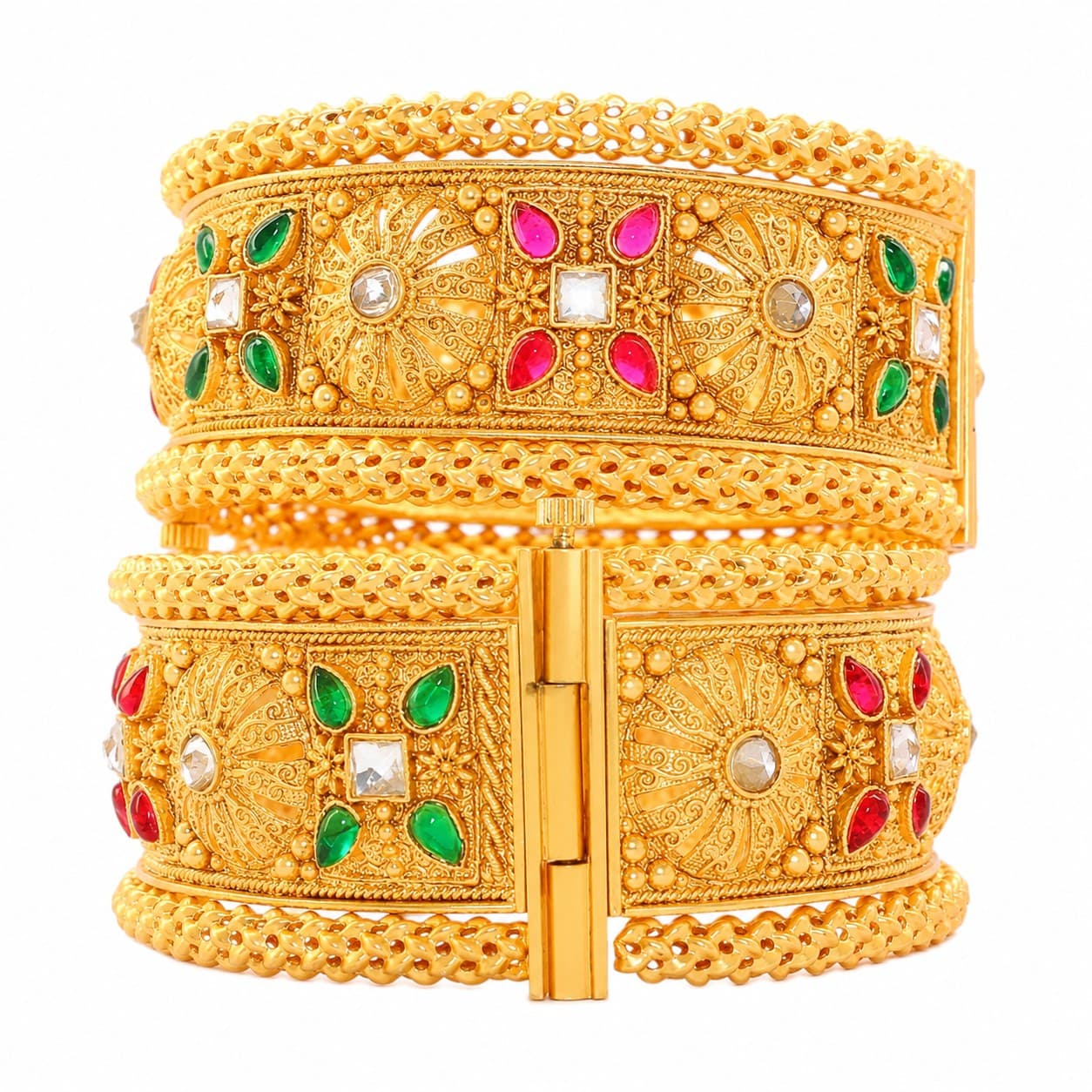 Shineora Noor-E-Mahal Kada Set of 2 - 4