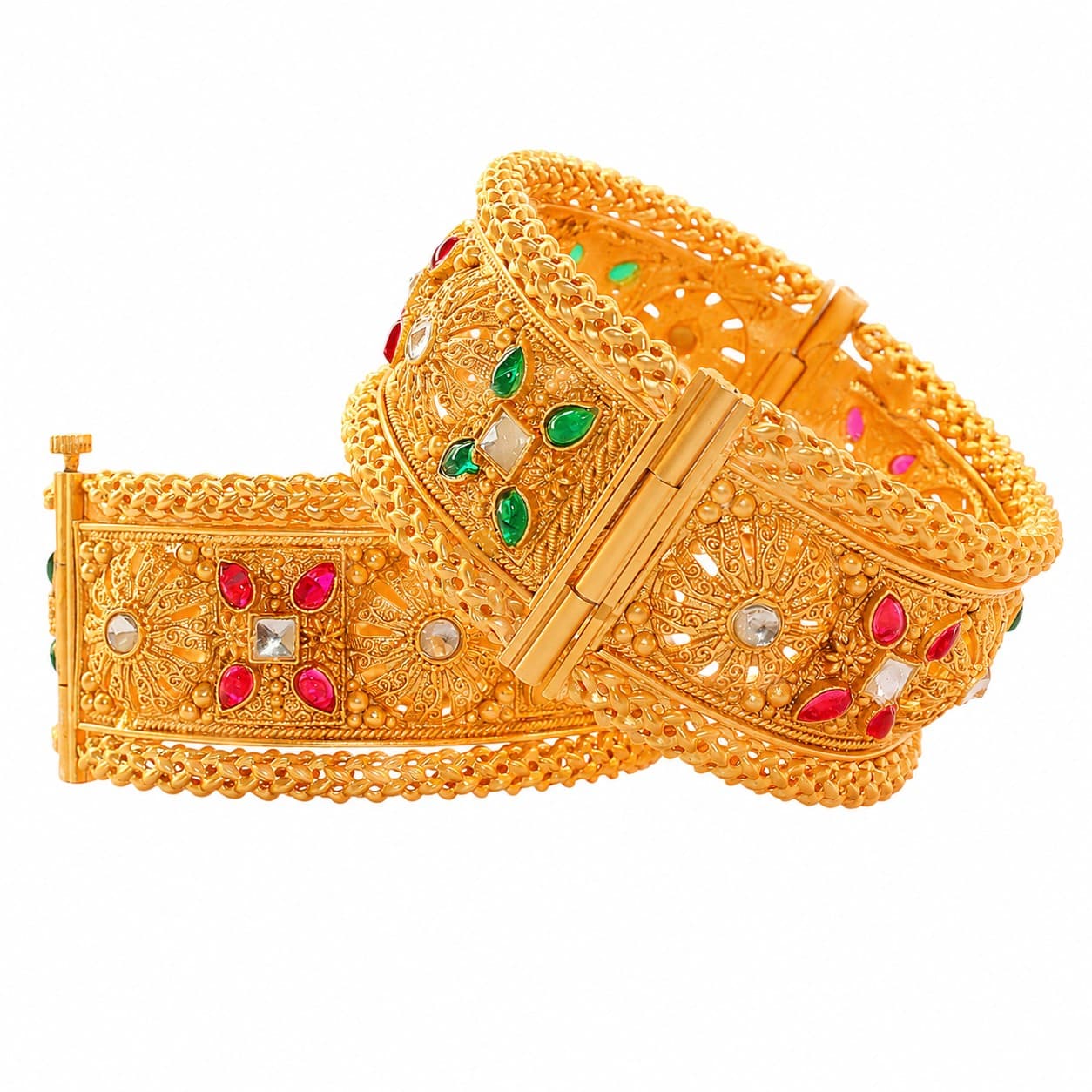 Shineora Noor-E-Mahal Kada Set of 2 - 3