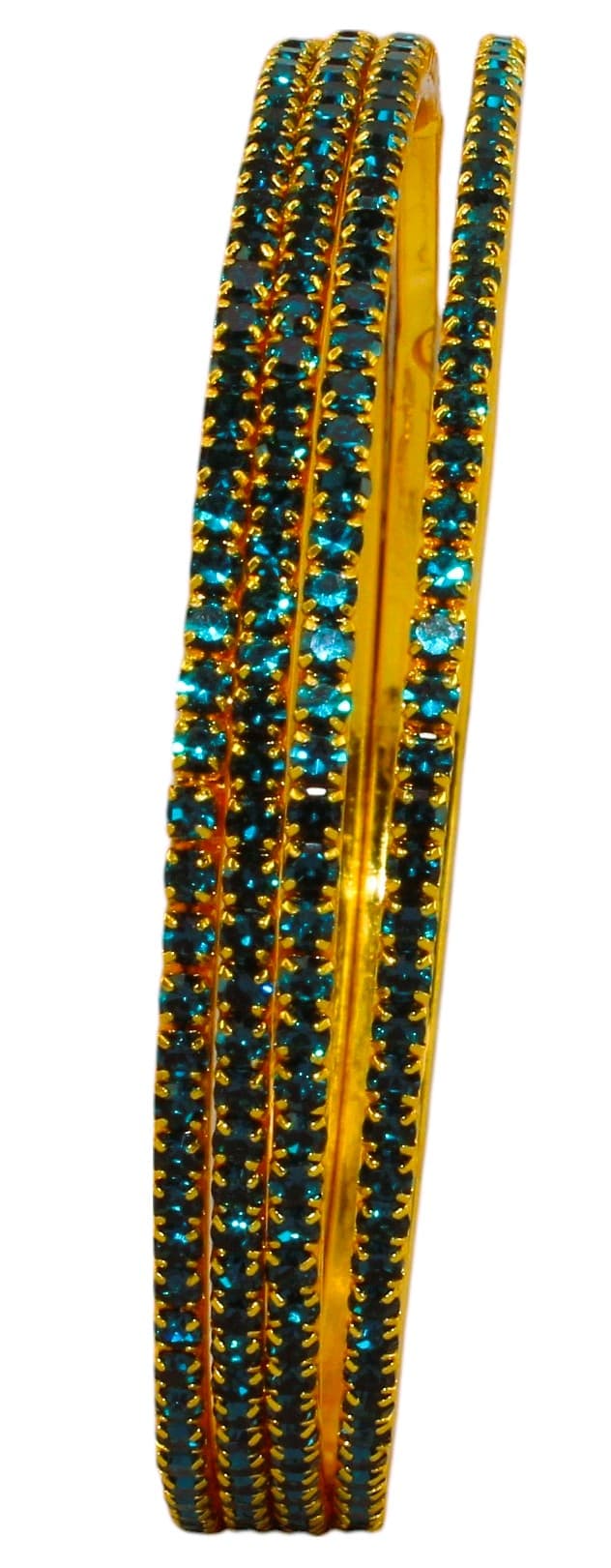 Gold-plated-bangle-set-of-4 - 5