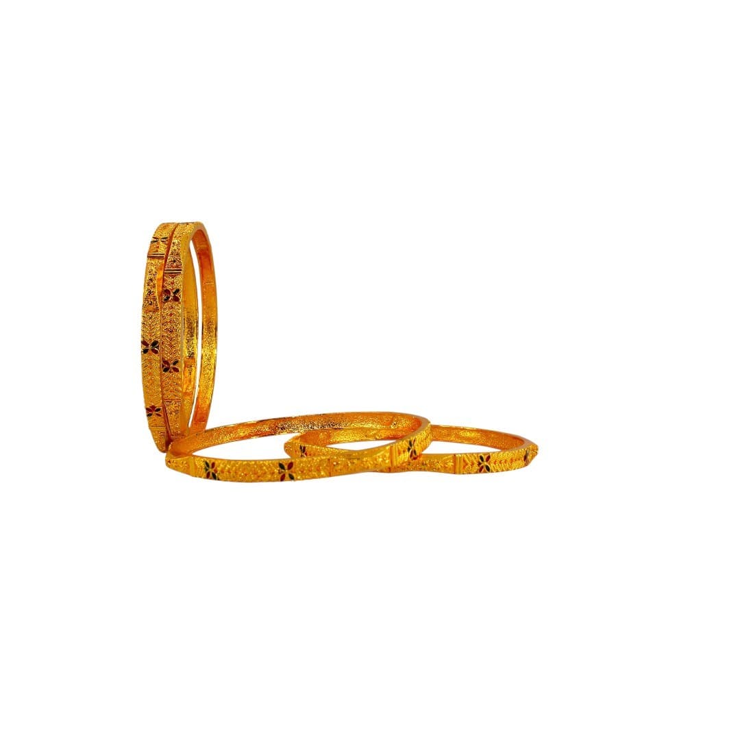Shineora Pushprekha Meenakari Bangles Set Of 4 - 8