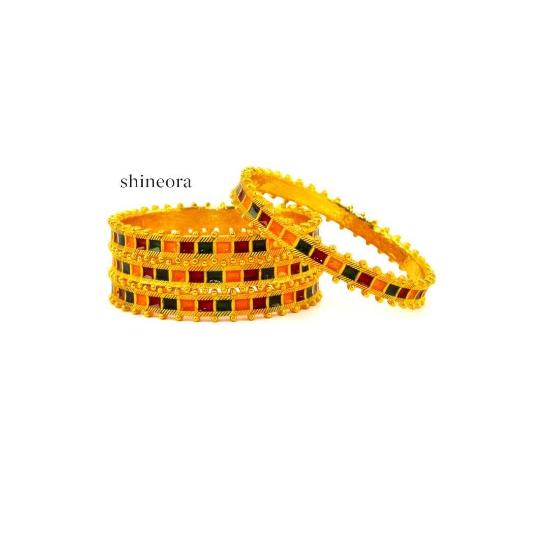 ATRANGI -Gold-plated-bangle-set-of-4