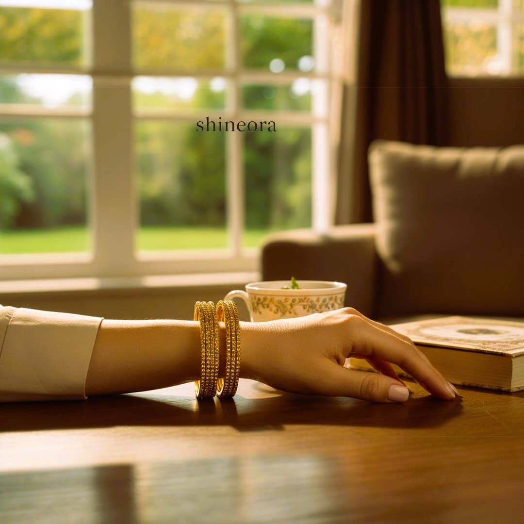 Gold-plated-bangle-set-of-4