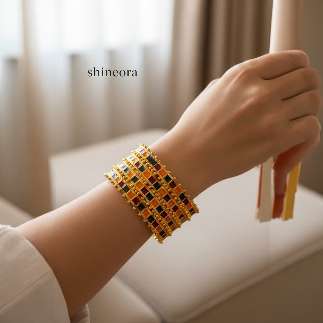 ATRANGI -Gold-plated-bangle-set-of-4