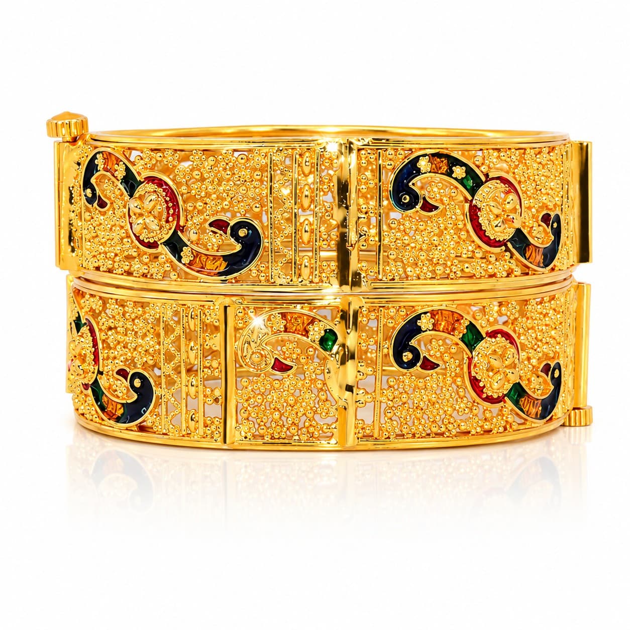 Shineora Meenakari Majesty Kada - 5