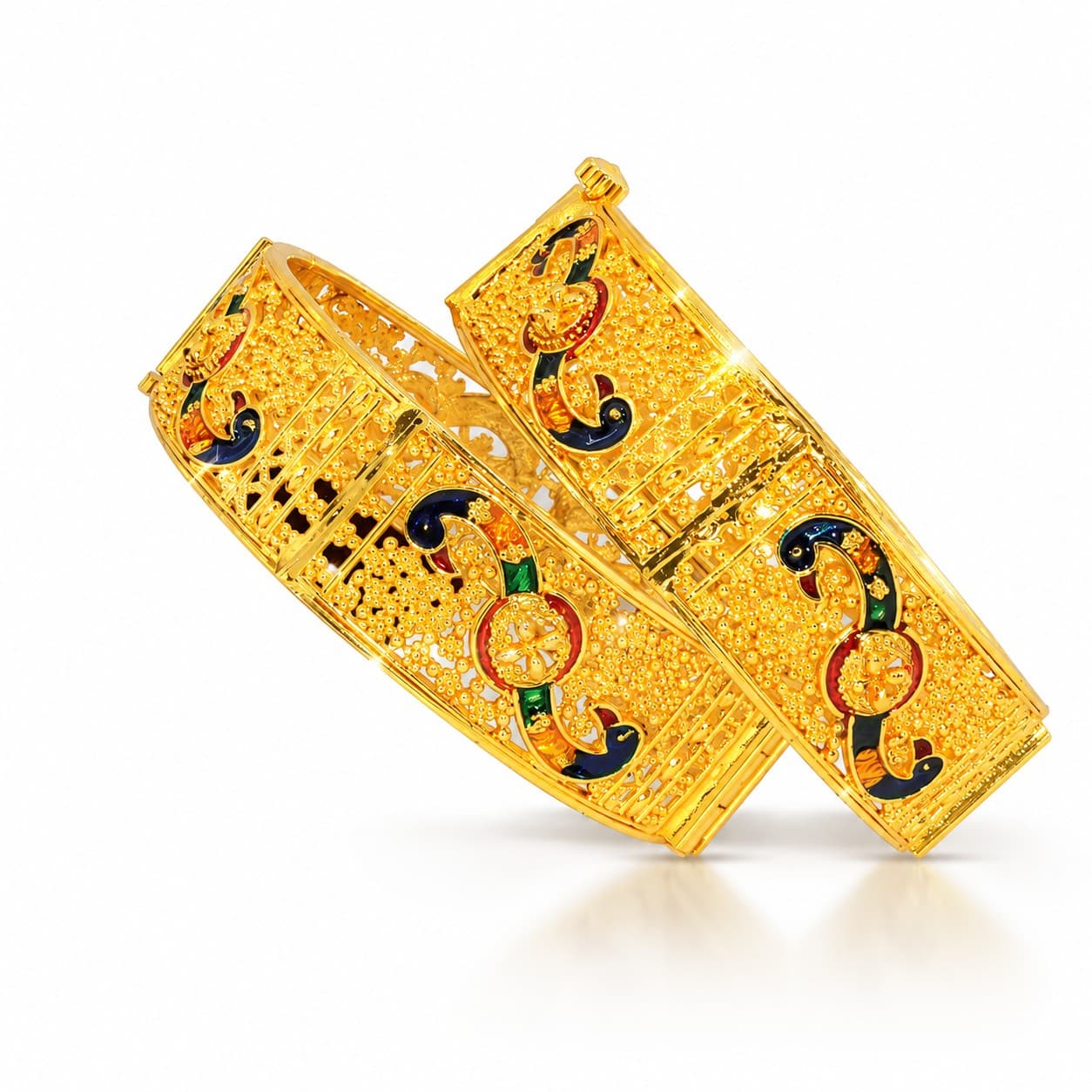 Shineora Meenakari Majesty Kada - 4