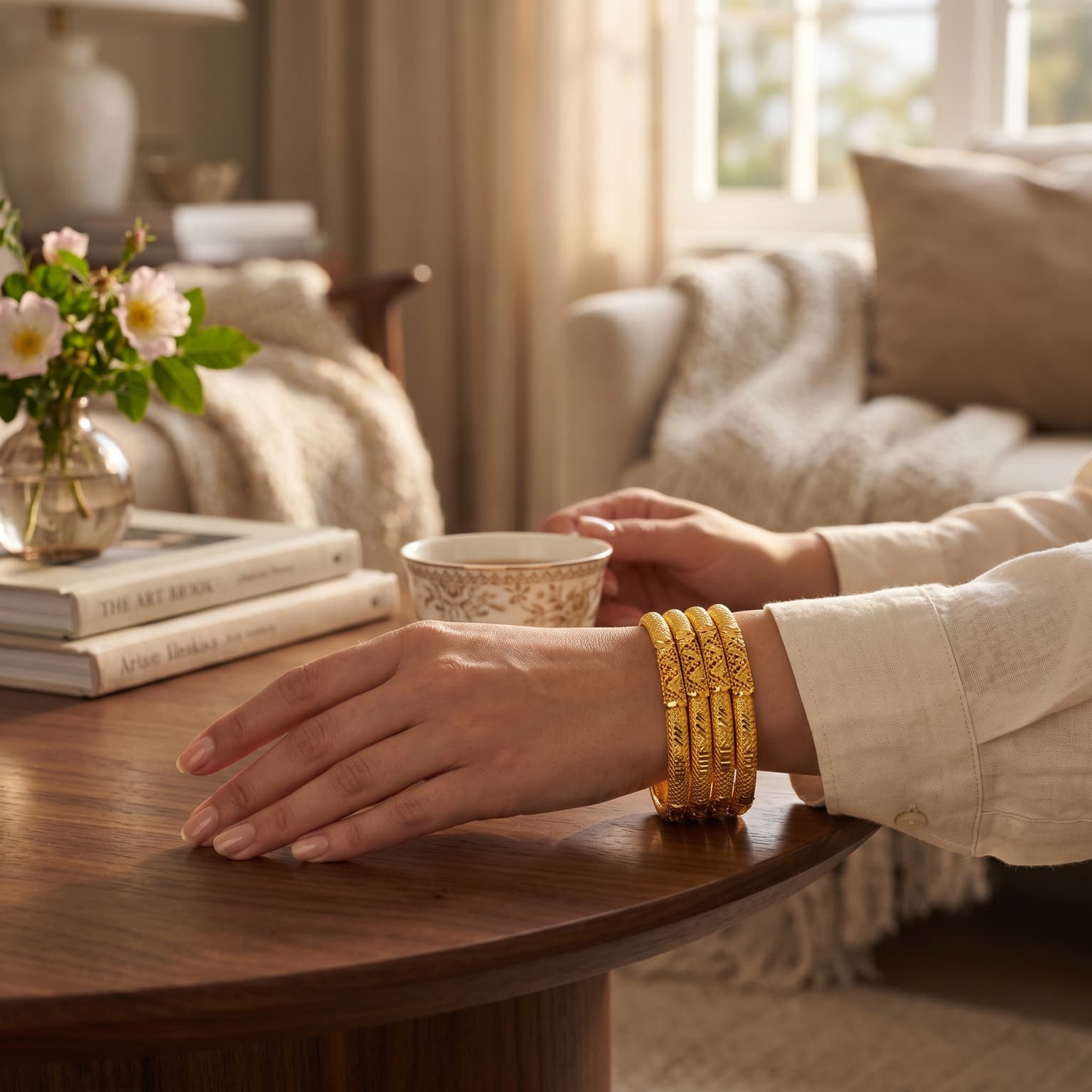 Shineora Aarohi Heritage Bangles Set-4