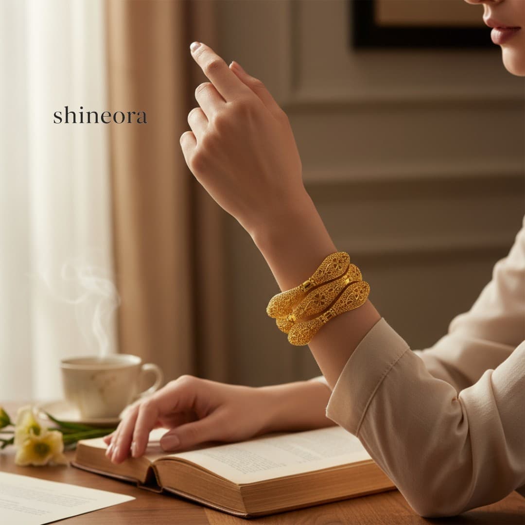 Heer Motif Bangles-set-of-4