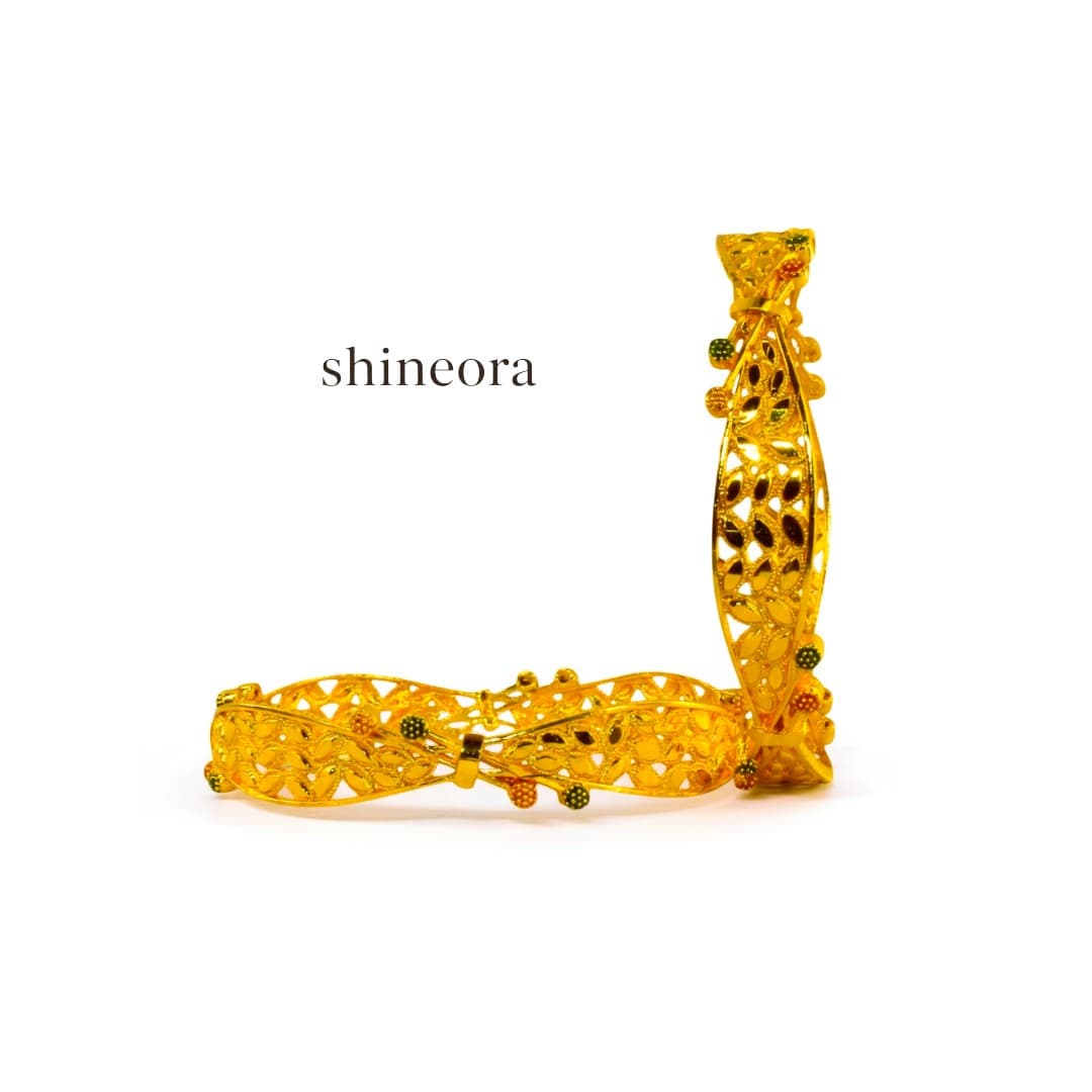 Rangmala Glow Bangles-set-2 - 3