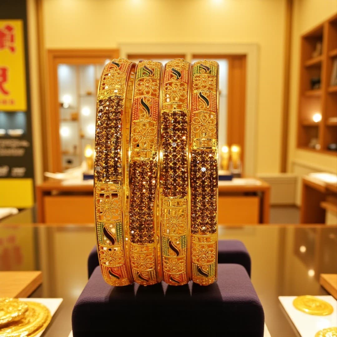 Nayab Nazaakat  22k Bangles - 4