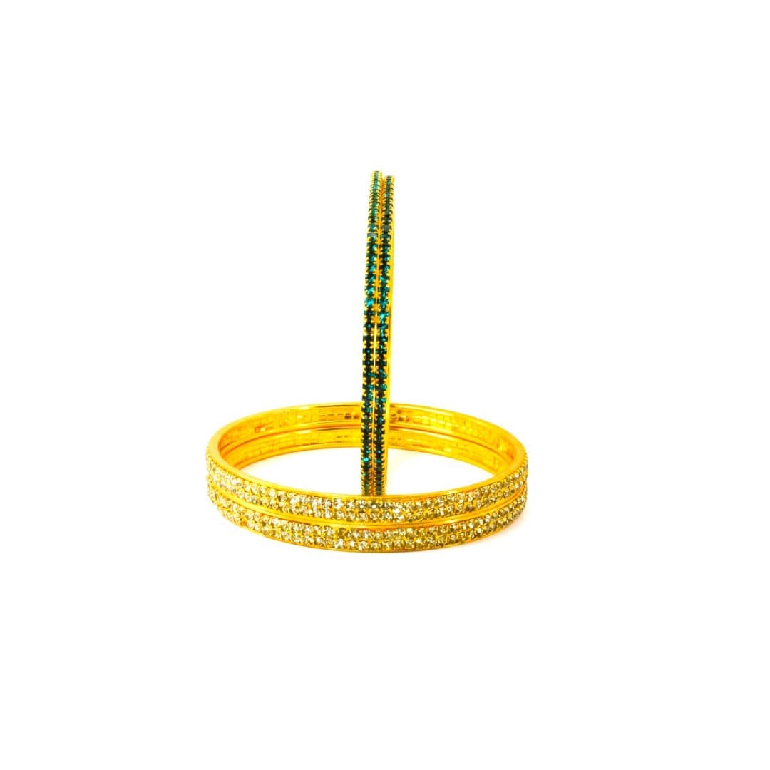 Shineora Emerald Gleam Bangles - 5