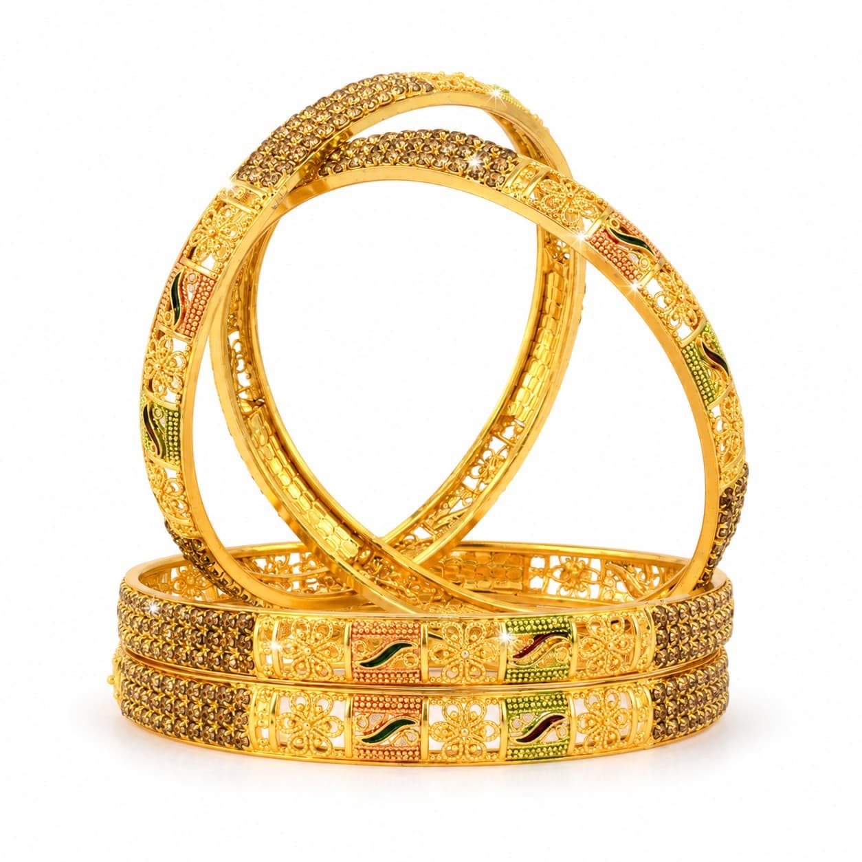 Nayab Nazaakat  22k Bangles - 7