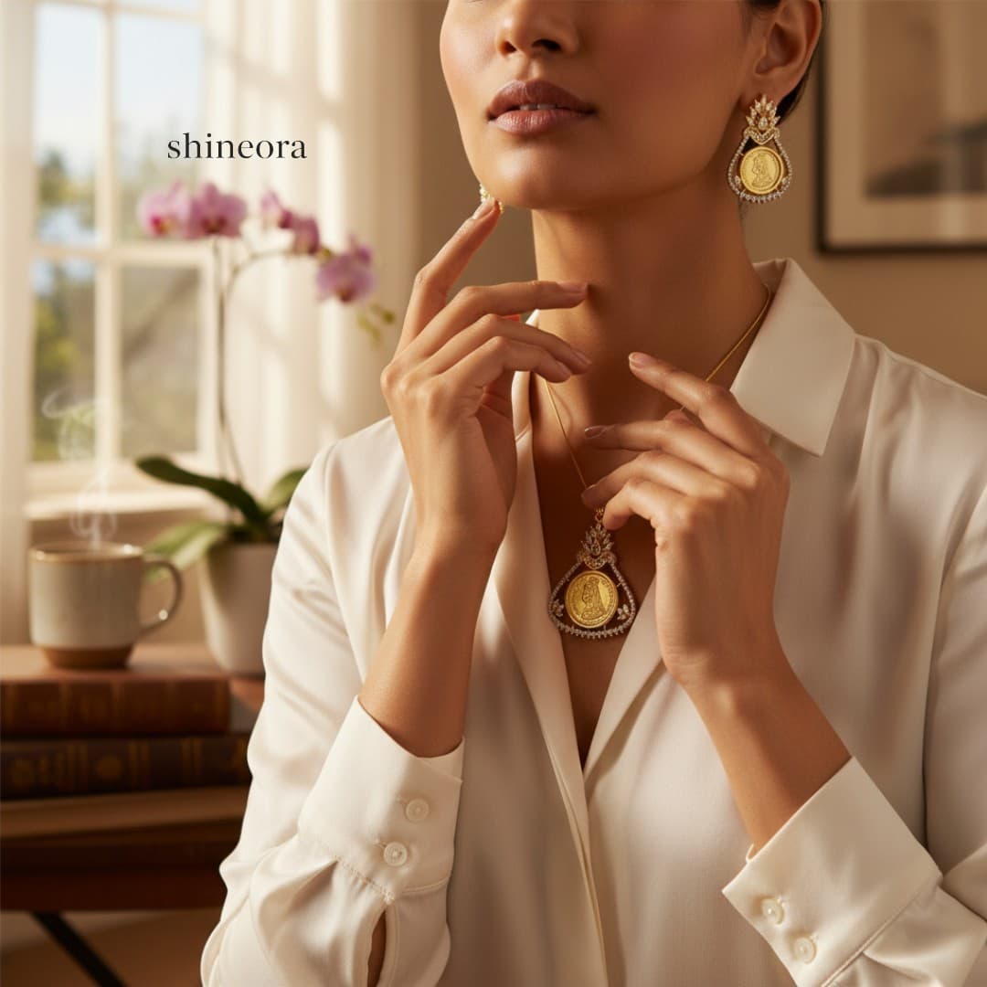 Shineora Queen’s Glory Pendant Set