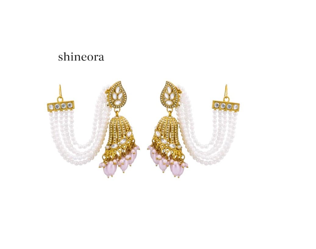 Shineora Gulbahar Pearl Jhumka 💫