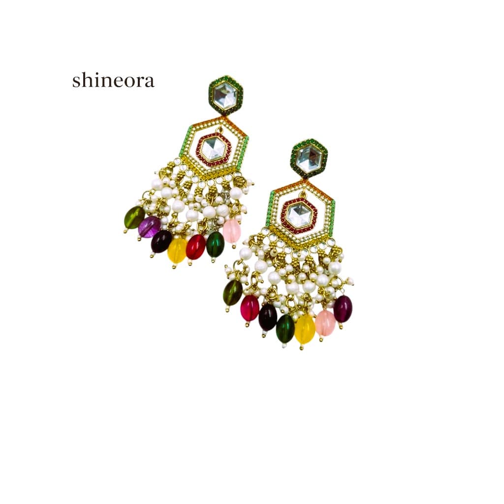 Shineora Rangrez Chand Earrings
