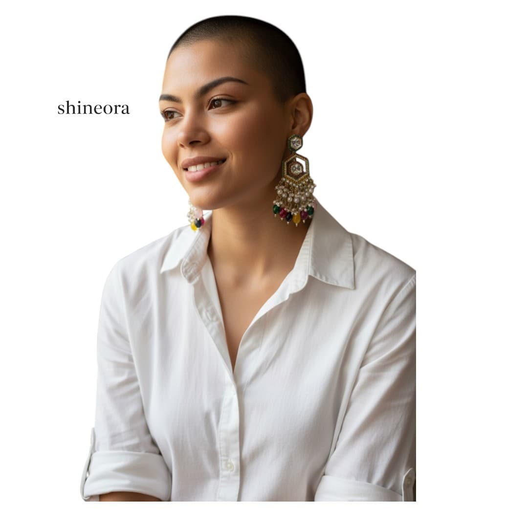 Shineora Rangrez Chand Earrings