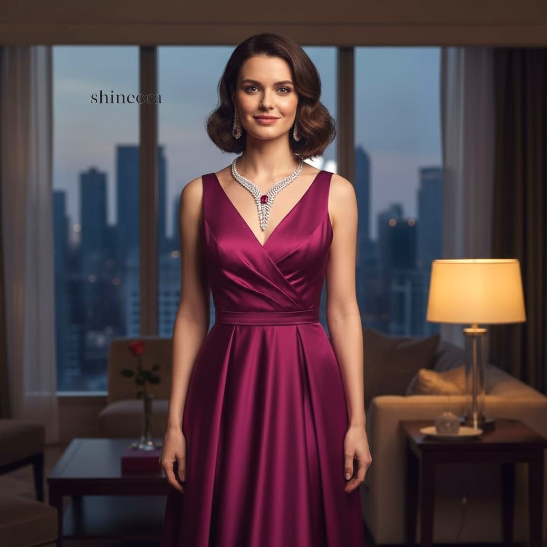 Shineora Midnight Elegance Necklace Set
