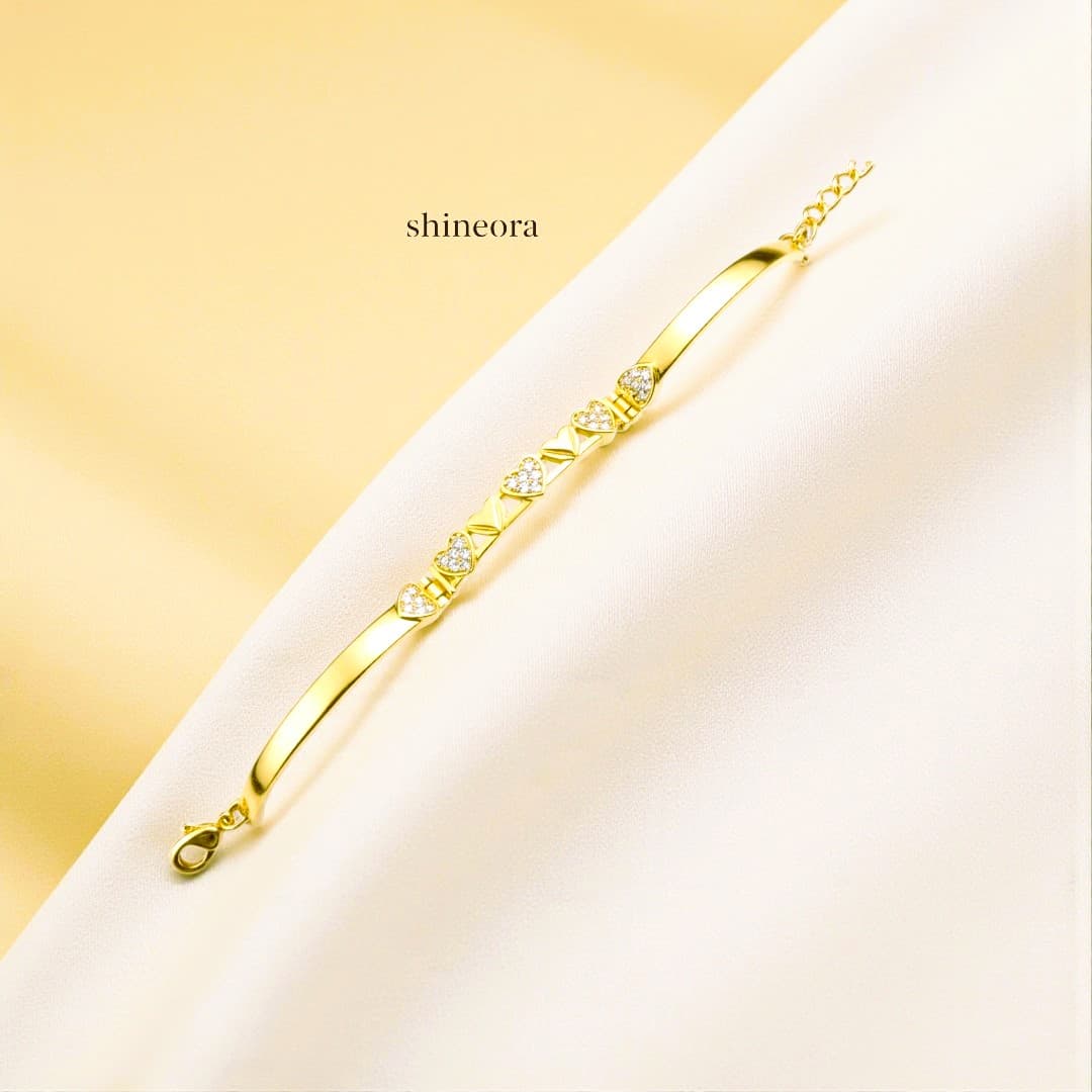 Shineora Heartline Elegance Bracele