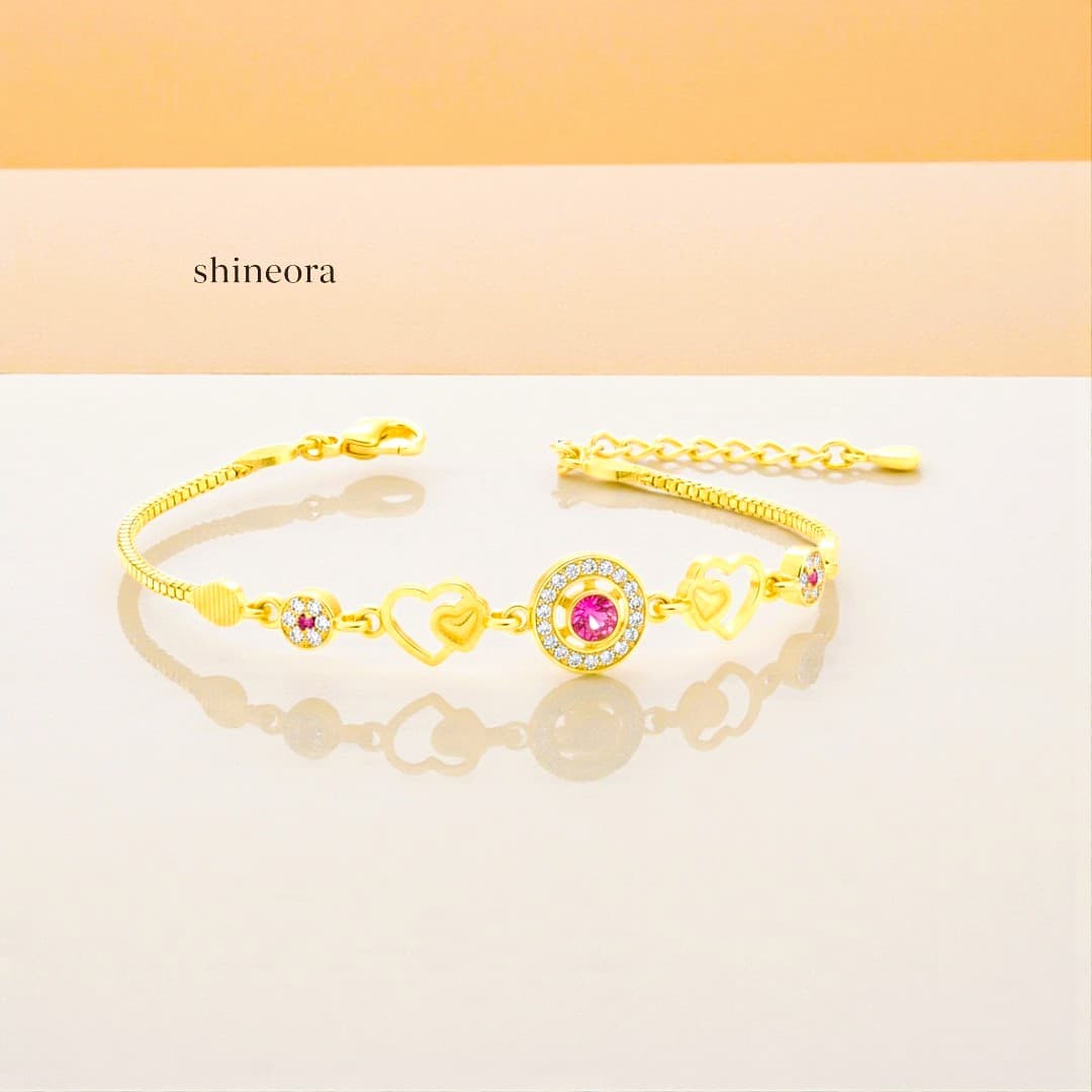 Shineora Aura Heart Bracelet