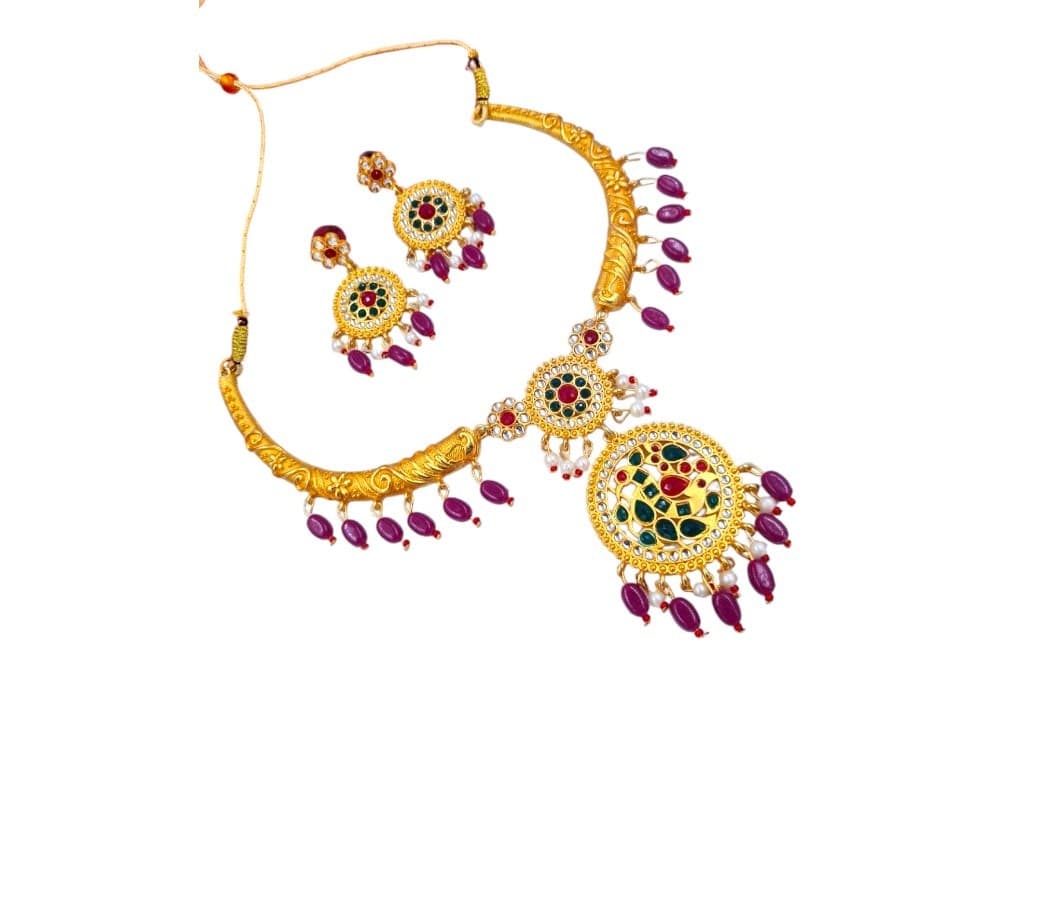 Royal Rani Meenakari Hasuli