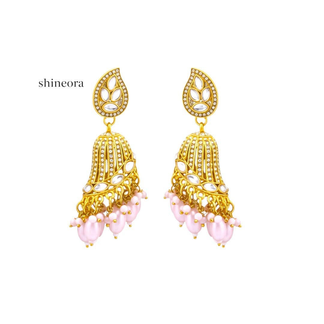 Shineora Gulbahar Pearl Jhumka 💫 - 3