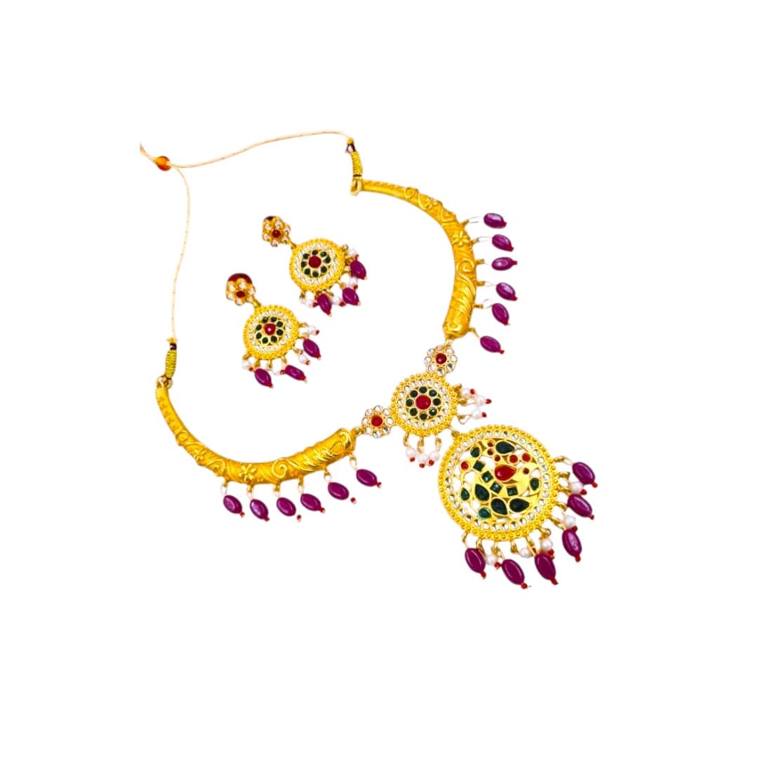 Royal Rani Meenakari Hasuli
