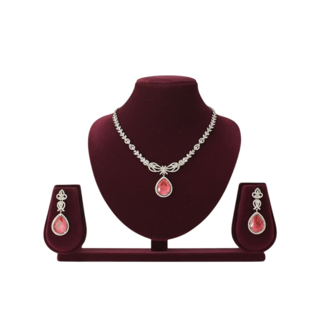The "Rosé Ribbon" Royal Teardrop Set - 5