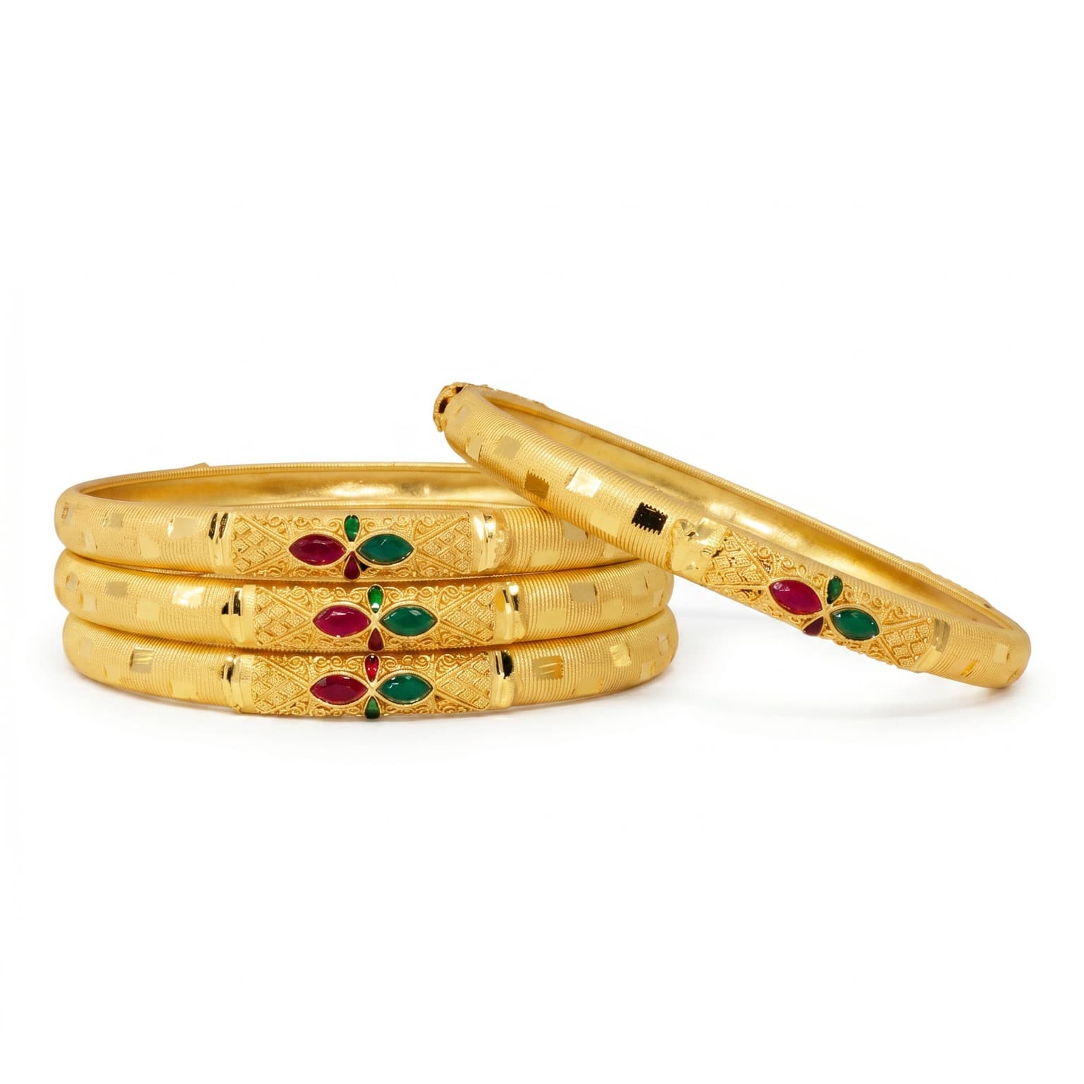 Shineora Ratnarekha Heritage Bangles Set-4