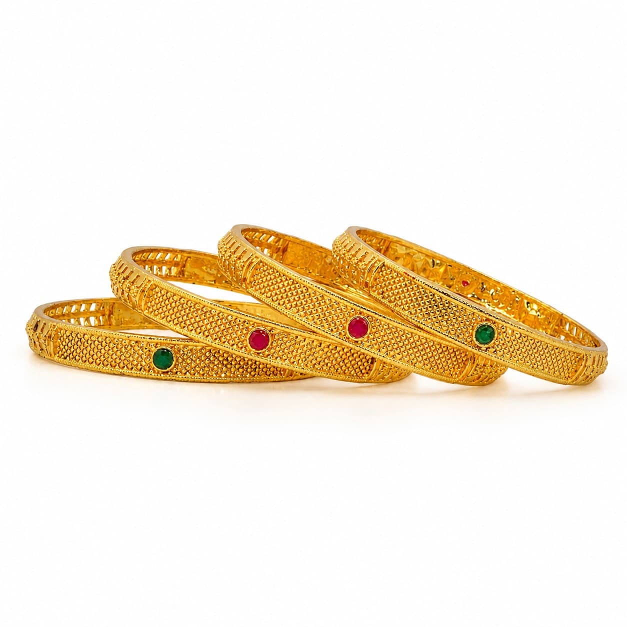 Shineora Ratnika Heritage Bangles Set of 4 - 6