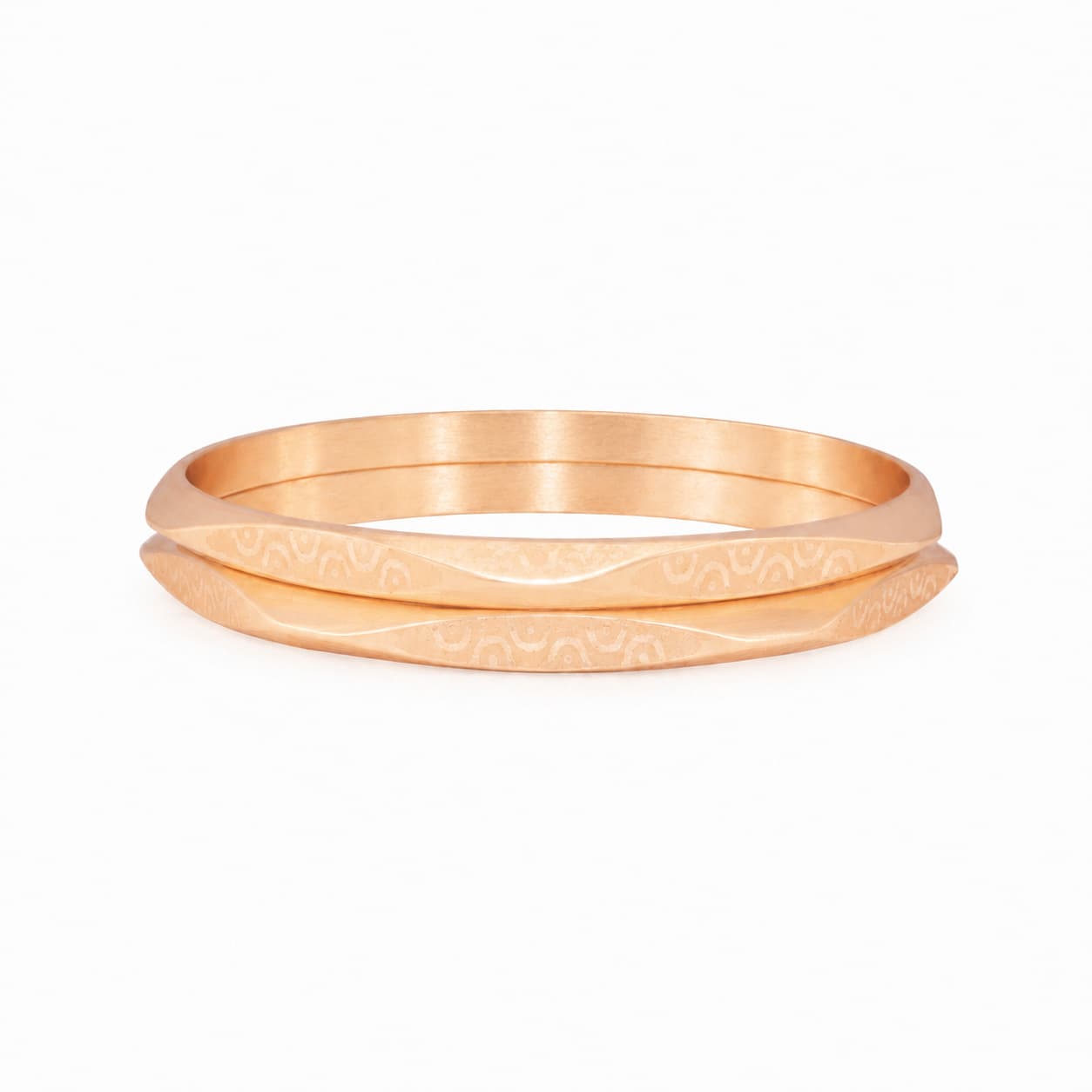 Shineora SilverGrace Everyday Bangles Set-2 - 6