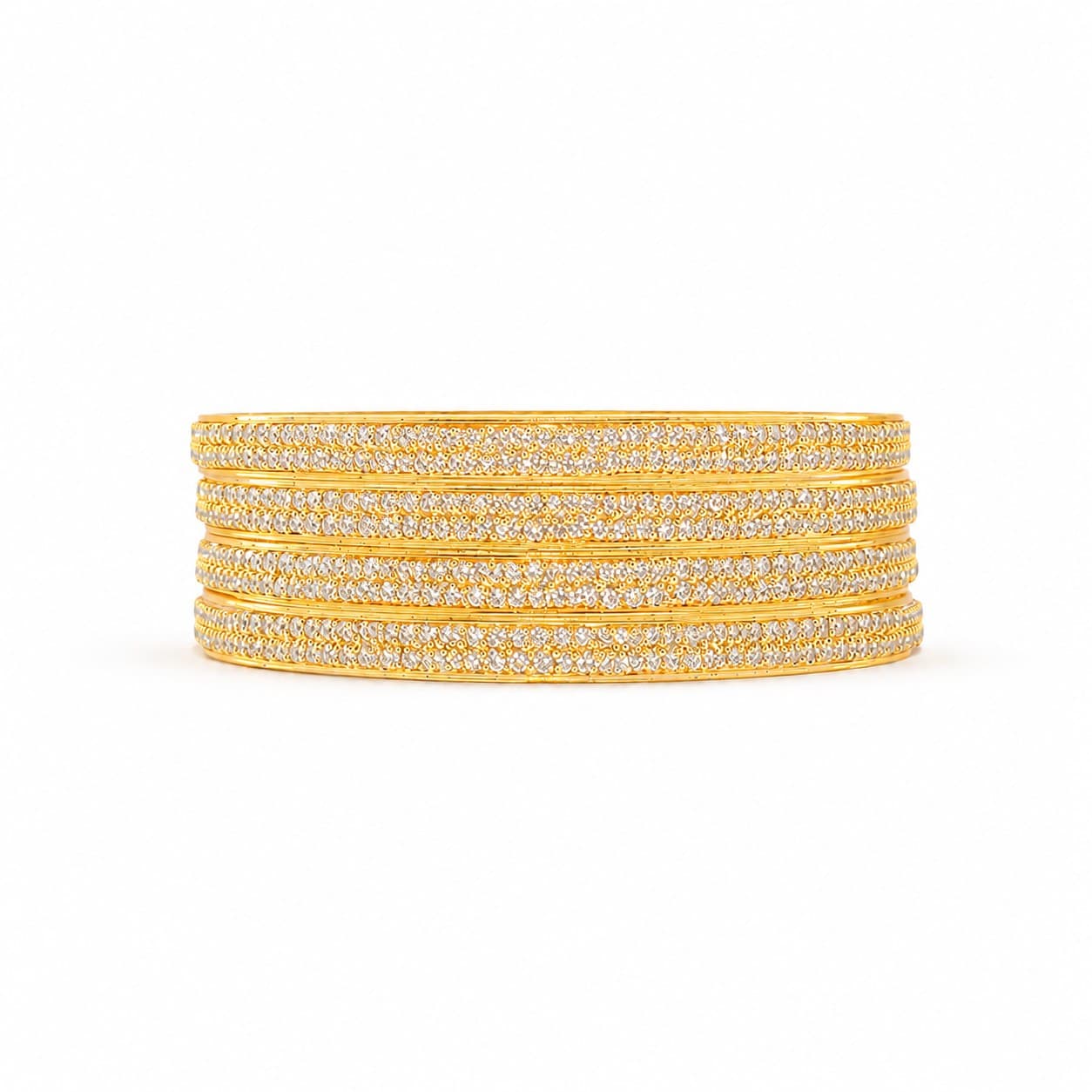 Shineora Celestia Crystal Bangles Set of 4 - 6