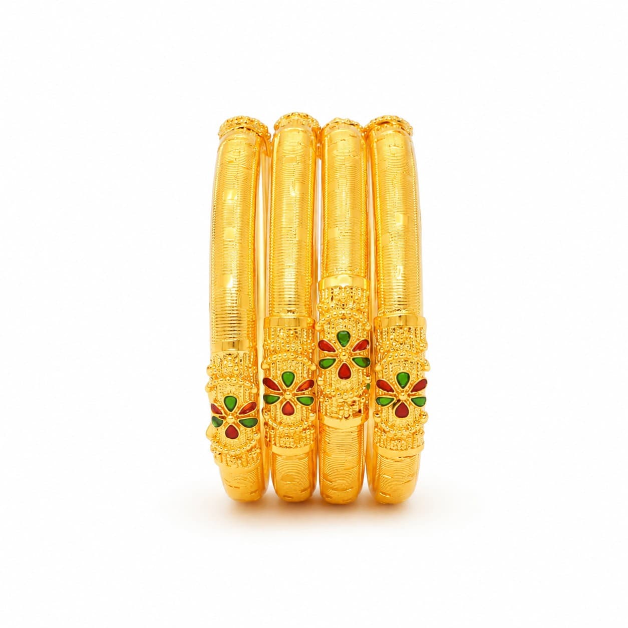 Shineora Pushpika Meenakari Bangles Set - 6