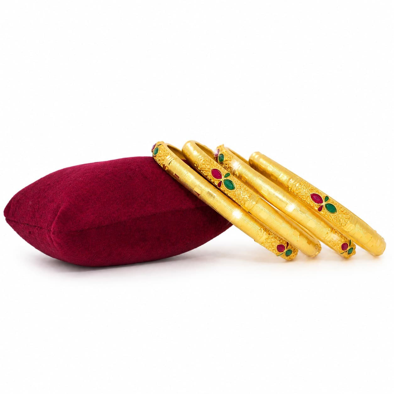 Shineora Ratnarekha Heritage Bangles Set-4 - 6