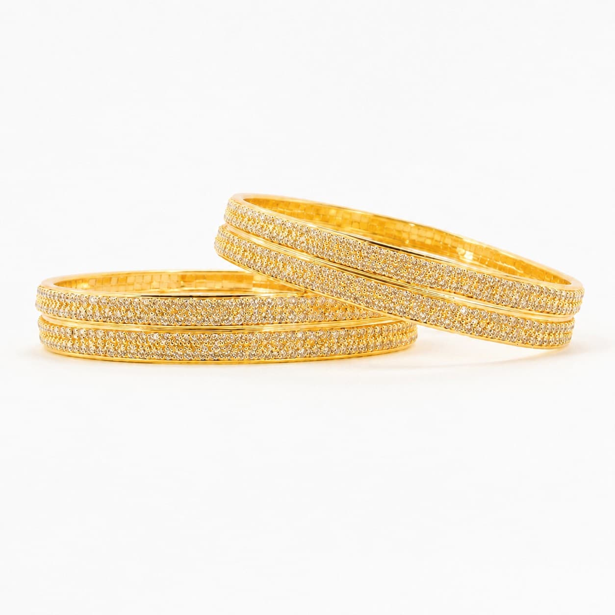 Shineora Celestia Crystal Bangles Set of 4 - 5