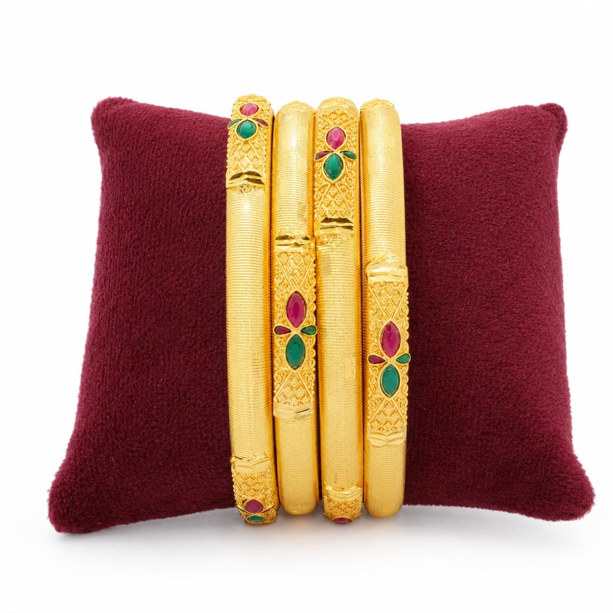 Shineora Ratnarekha Heritage Bangles Set-4 - 5