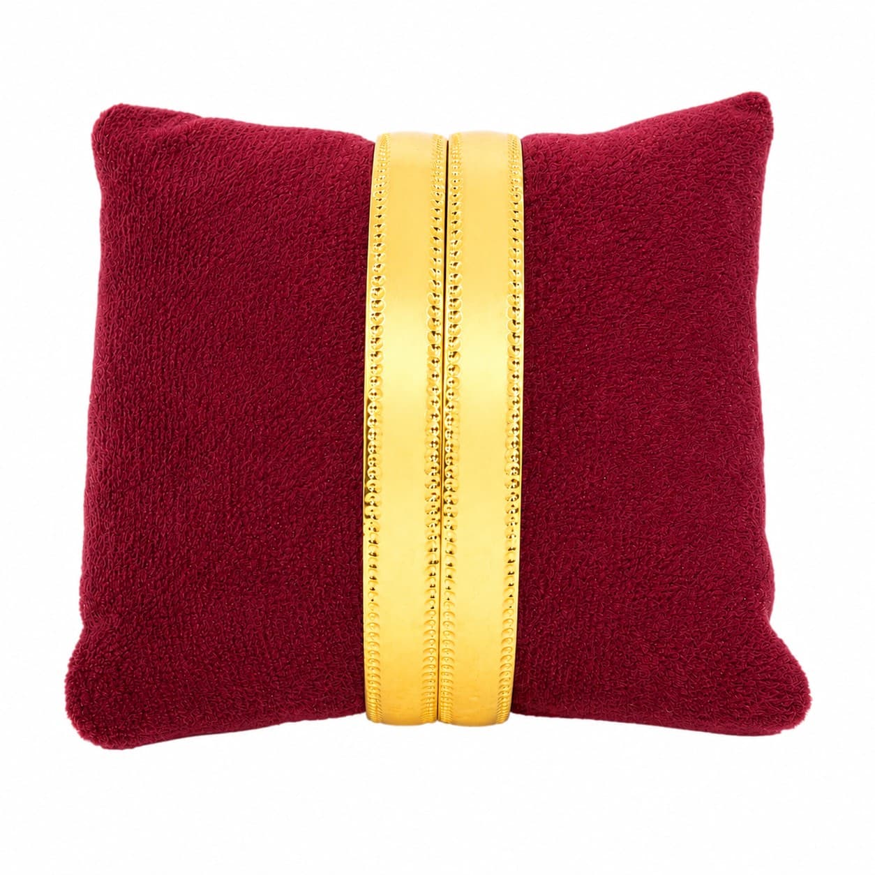 Shineora Women Gold-Plated Minimalist Traditional Bangles Set (Pack of 2) - 4
