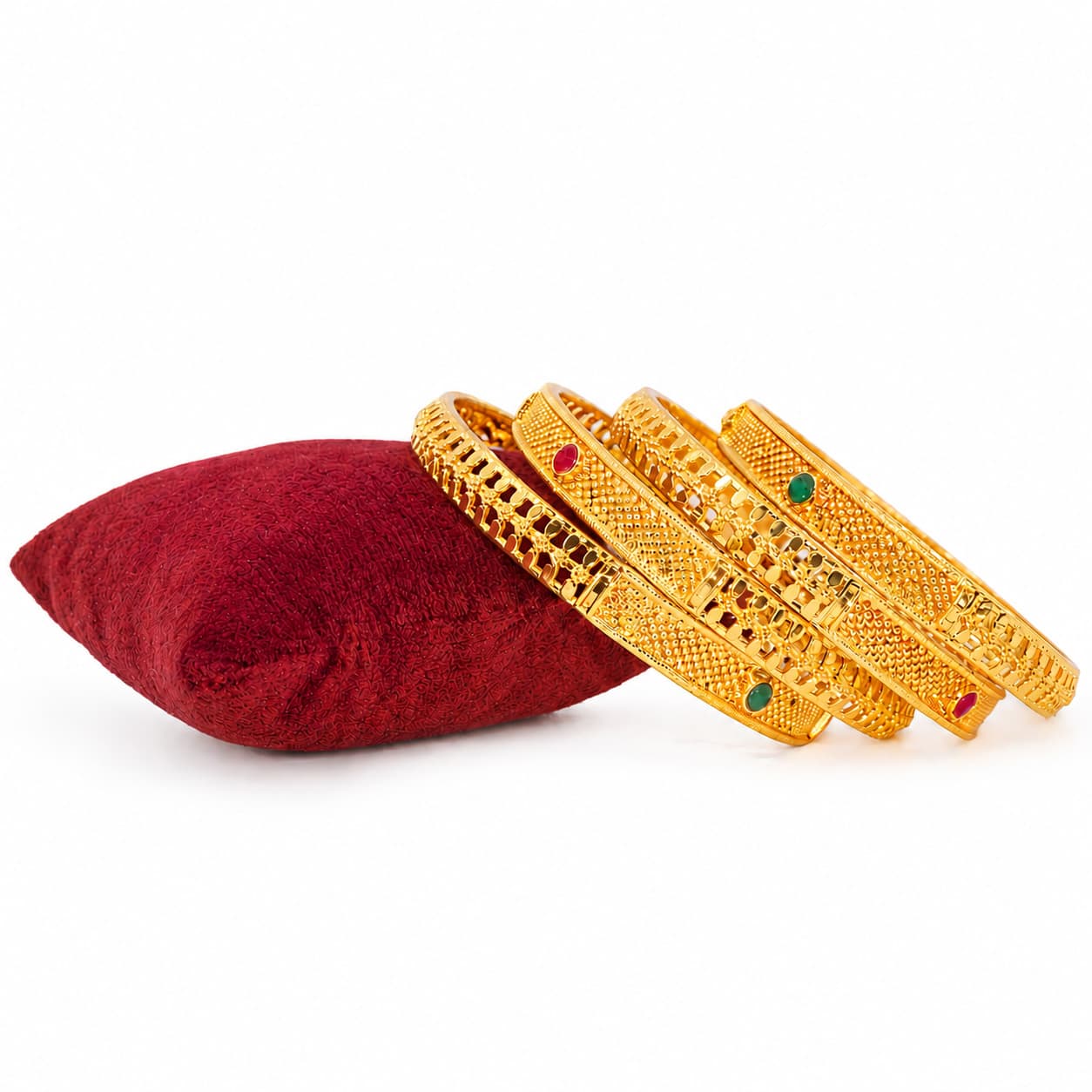 Shineora Ratnika Heritage Bangles Set of 4 - 3