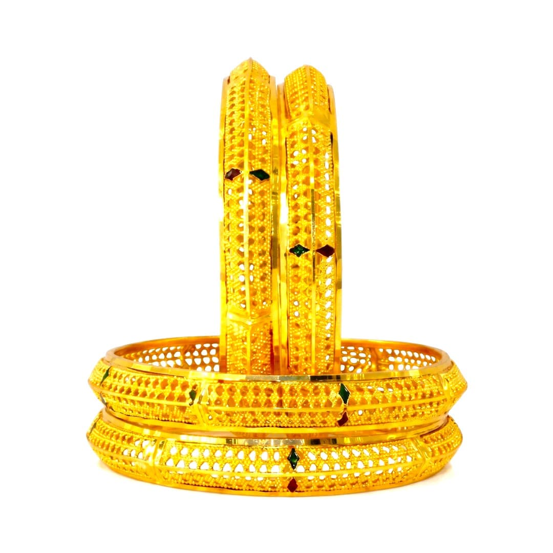 Shineora Swarnjaal Bangles Set of 4