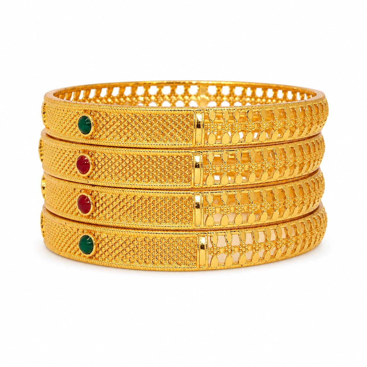 Shineora Ratnika Heritage Bangles Set of 4
